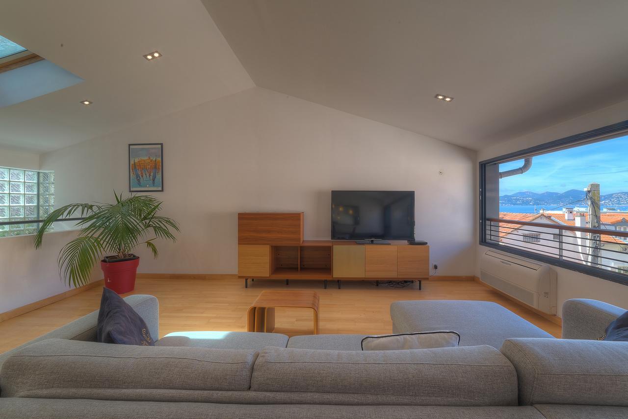 IMMOGROOM - Wonderful duplex - Sea view - AC- Le SUQUET Cannes Exterior foto